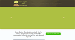 Desktop Screenshot of gracebaptistasheville.org